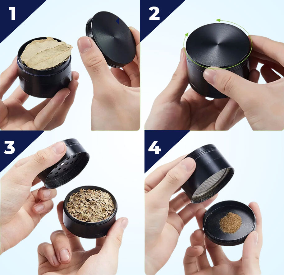 Broyeur à Épices 4 Niveaux - Grinder