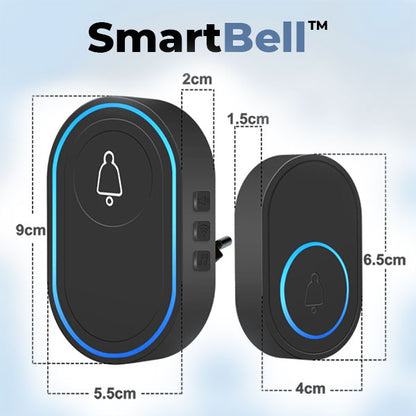 Sonnette Sans Fil Intelligente à Volume Réglable Portée 150m